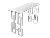 Royale Silver Console Table